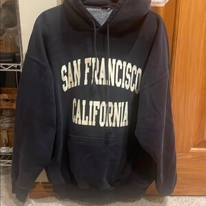 Navy Blue San Francisco California Hoodie